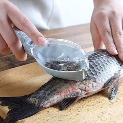 Easy Grip Fish Scale Remover Brush